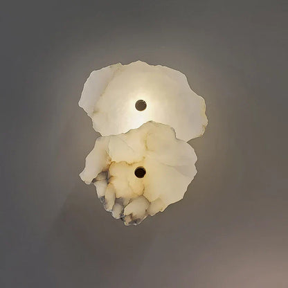 Luxury Marble LED Wall Light With Copper Details