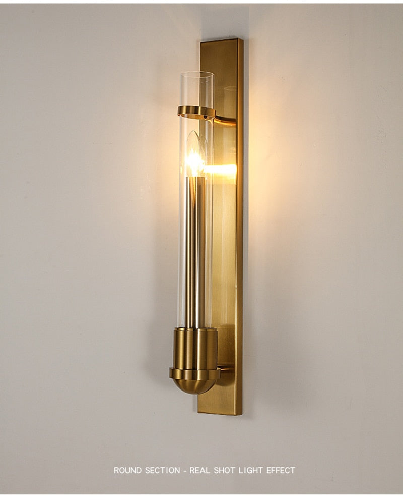 Luxury LED Gold Sconce Light For Home Walls