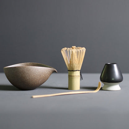 Simple Japanese Ceramic Matcha Tea Set