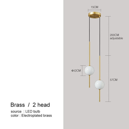 Stylish Glass Globe Pendant Lighting For Home Decor