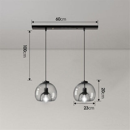 Clear Glass Drop Pendants