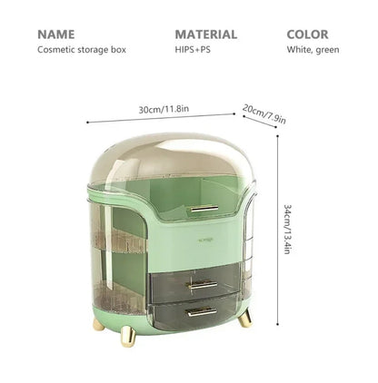 Spacious Cosmetic Desk Storage Case