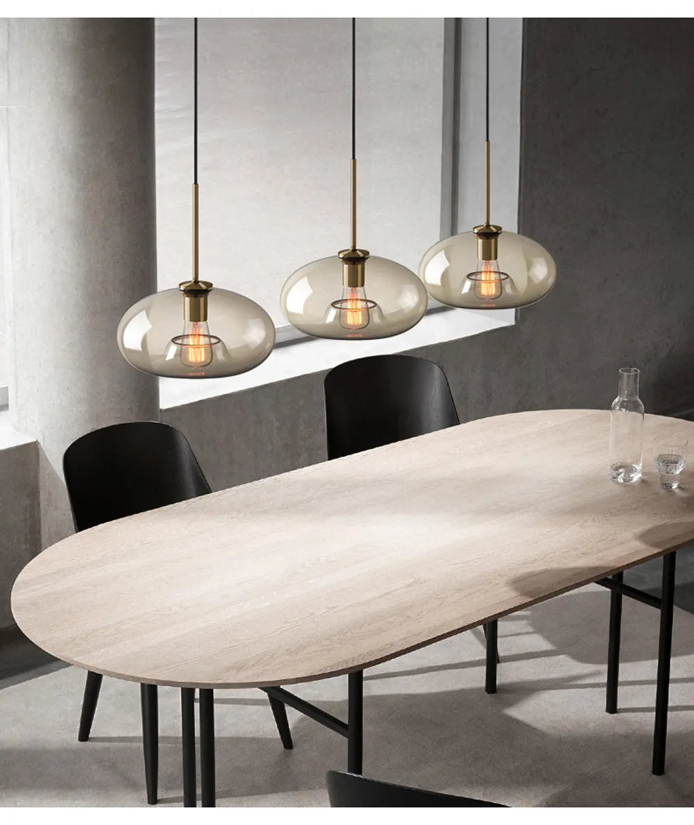 Sleek Metal LED Pendant Lamp