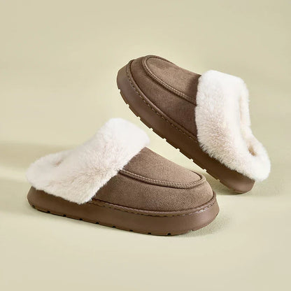 Warm Men's Fleece Slippers Non Slip Comfortable