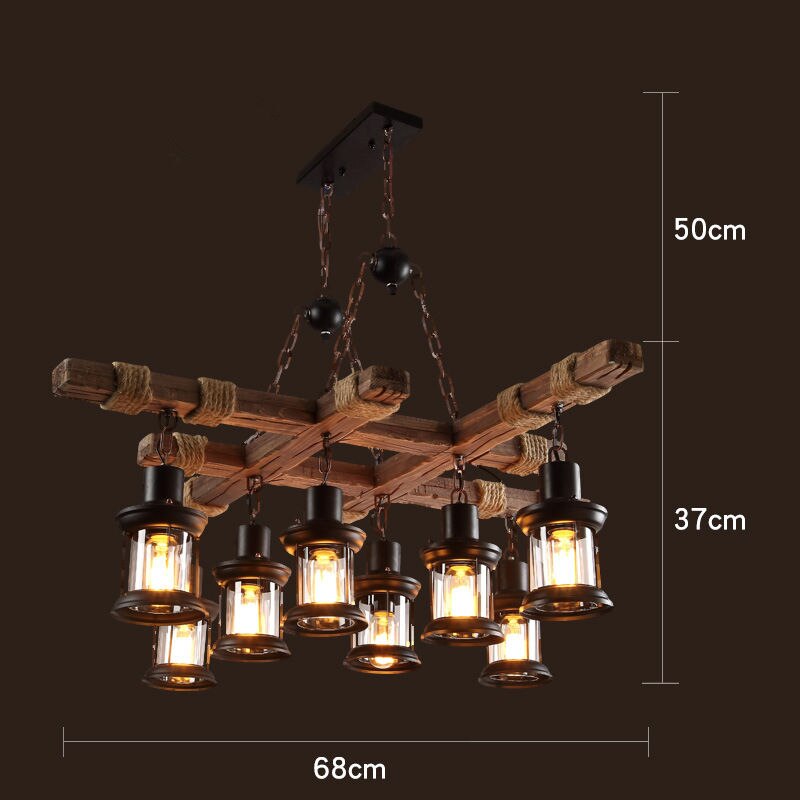 Rustic Metal LED Ceiling Pendant Light