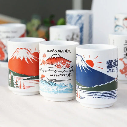 Traditional Japanese Ceramic Tea Cups