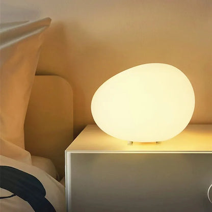 Minimalistic Stone Shape Atmosphere Table Lamp-3