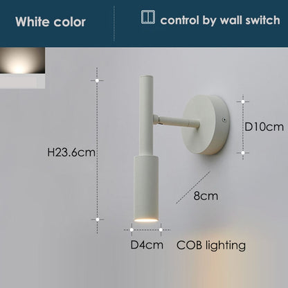 Flexible Black Adjustable Wall Reading Lamp