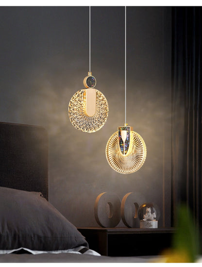 Luxury Crystal Glass Pendant Lighting Fixture