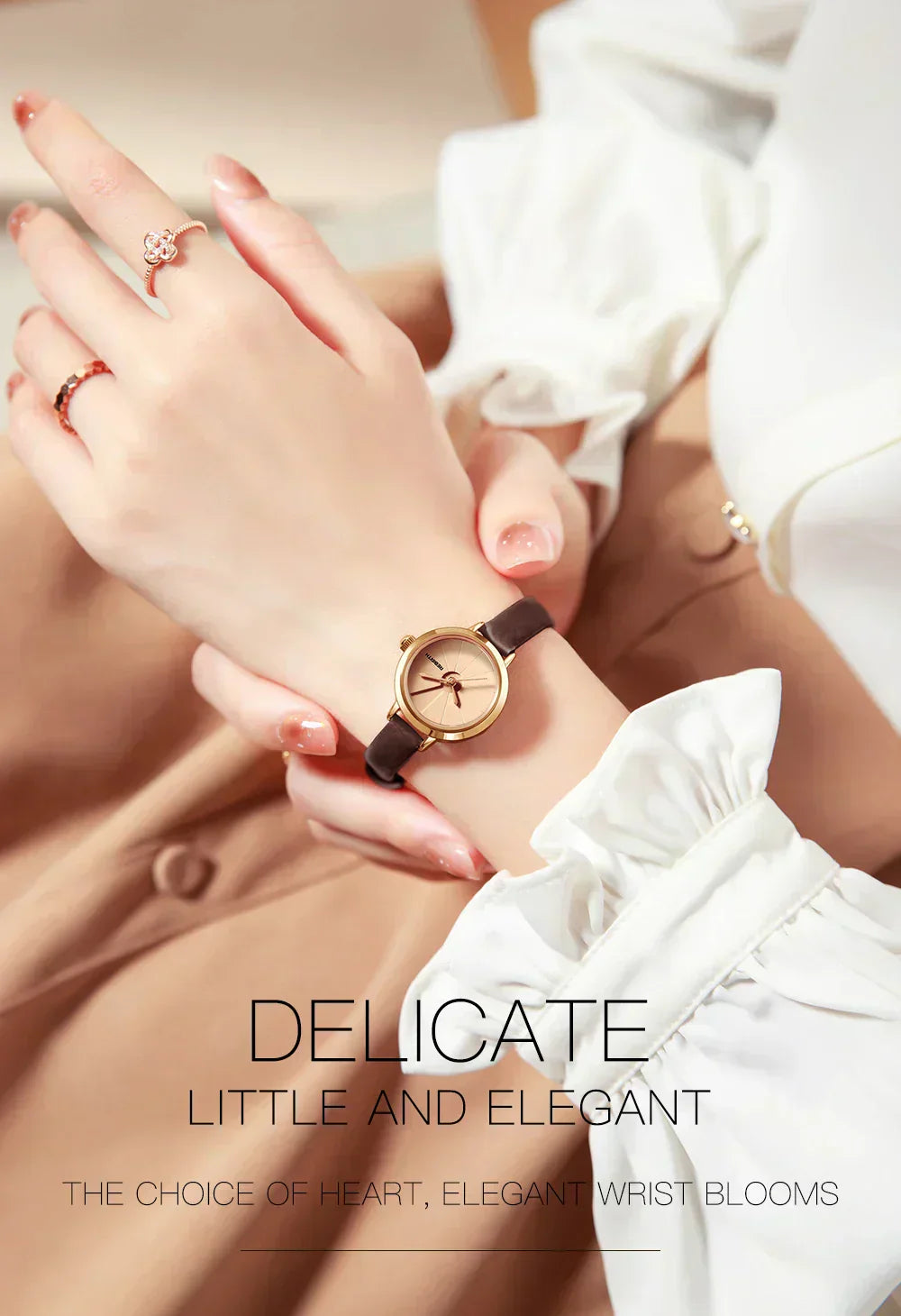 Classic Small Leather Watch for Ladies