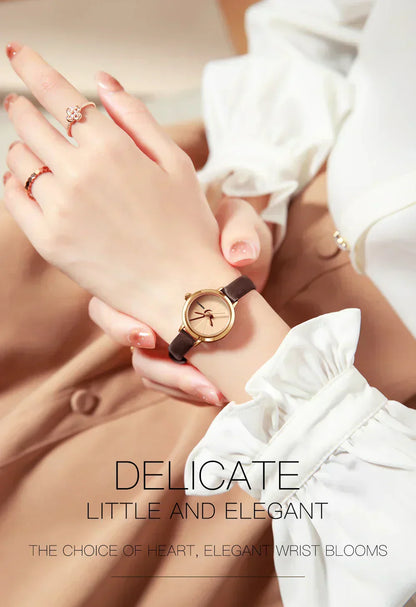 Classic Small Leather Watch for Ladies