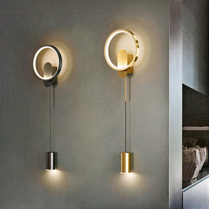 Contemporary Gold LED Wall Lamp 24W - Lusomart