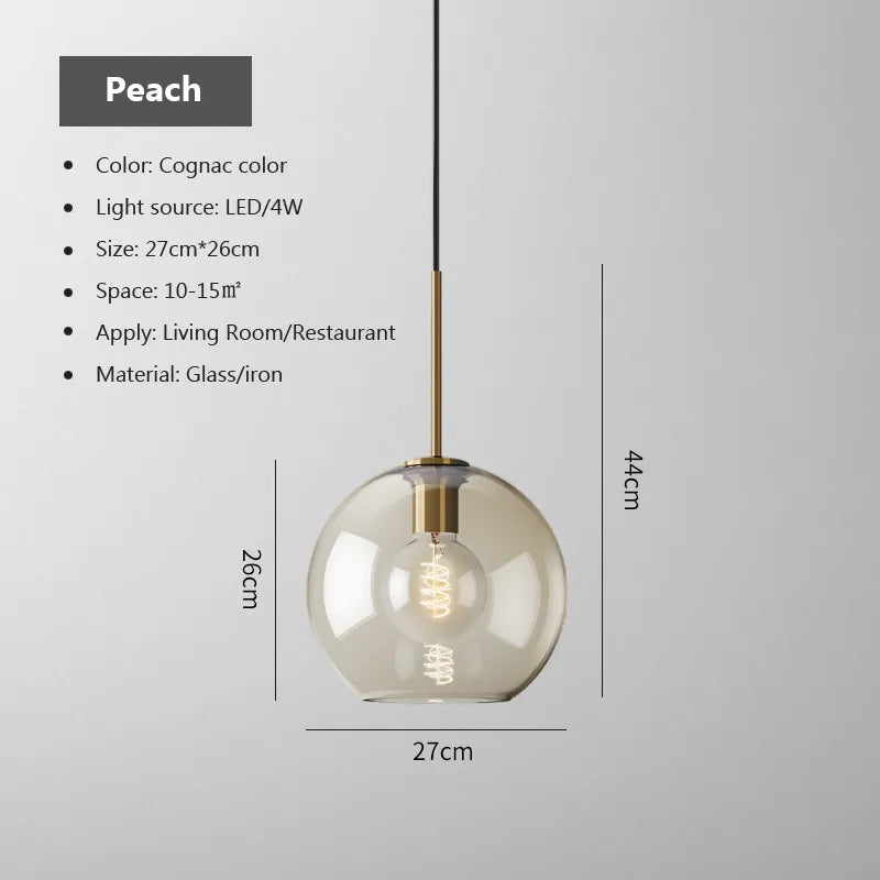Sleek Metal LED Pendant Lamp