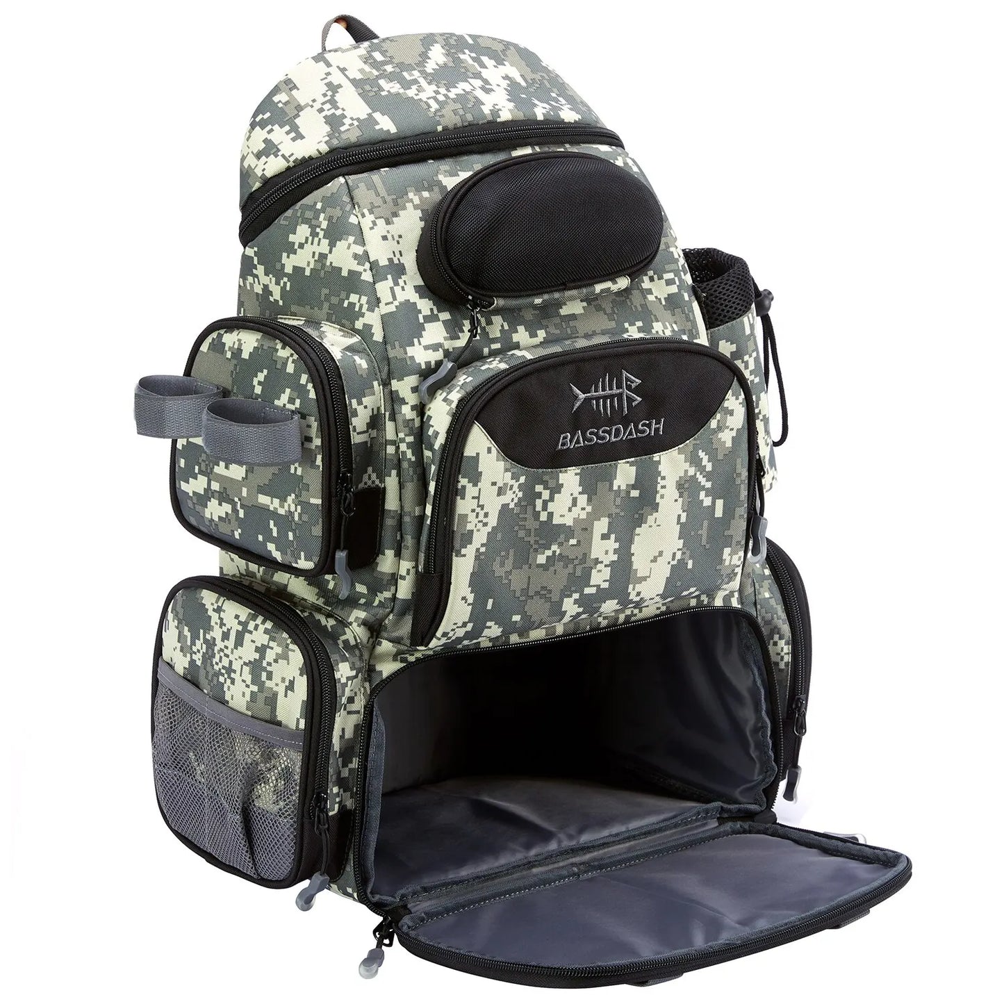 Waterproof Fishing Gear Backpack with Rod Holder