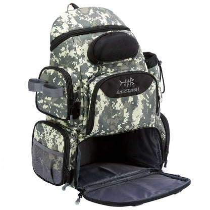 Waterproof Fishing Gear Backpack with Rod Holder