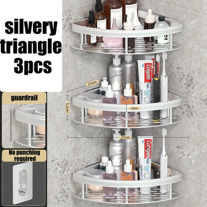 Wall Mounted Bathroom Storage Shelf
