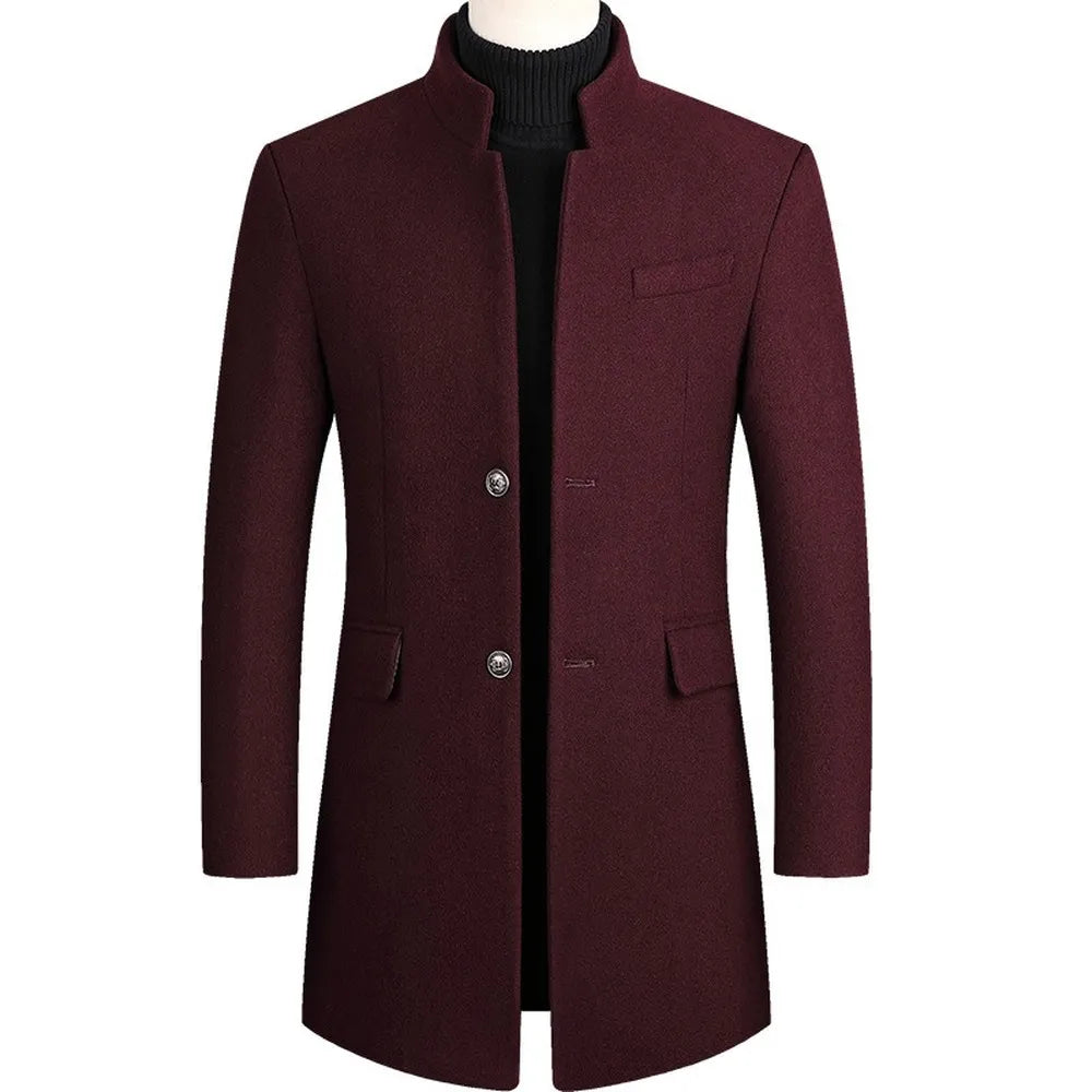 Thermal Insulated Parka Coat For Men With Soft Lining