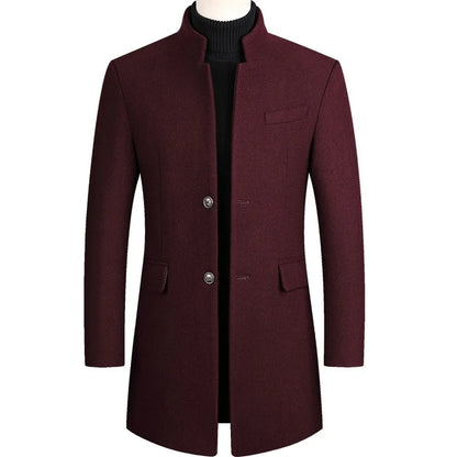 Thermal Insulated Parka Coat For Men With Soft Lining