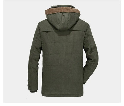 Warm Men's Quilted Down Everyday Parka Coat
