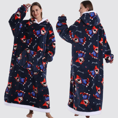 Fleece Oversized Hoodie Gezellige Stijlvolle Slaapzak Hoodie - Image 23