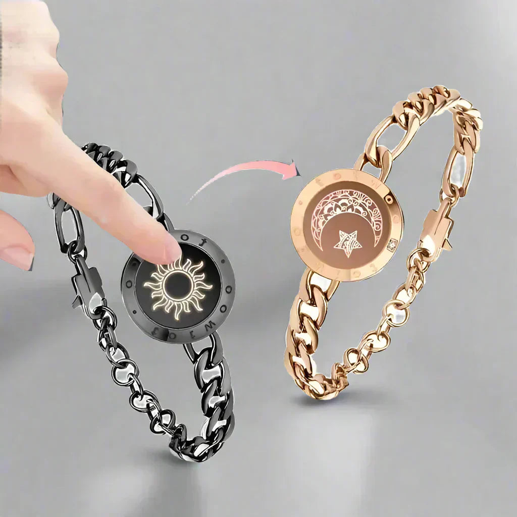 Couple Distance Tracker LED Wristband