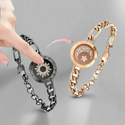 Couple Distance Tracker LED Wristband