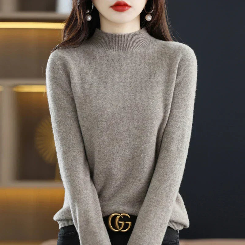 Soft Wool Sweater for Women Winter Warmth - Lusomart