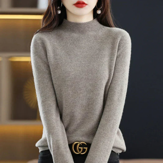 Soft Wool Sweater for Women Winter Warmth - Lusomart