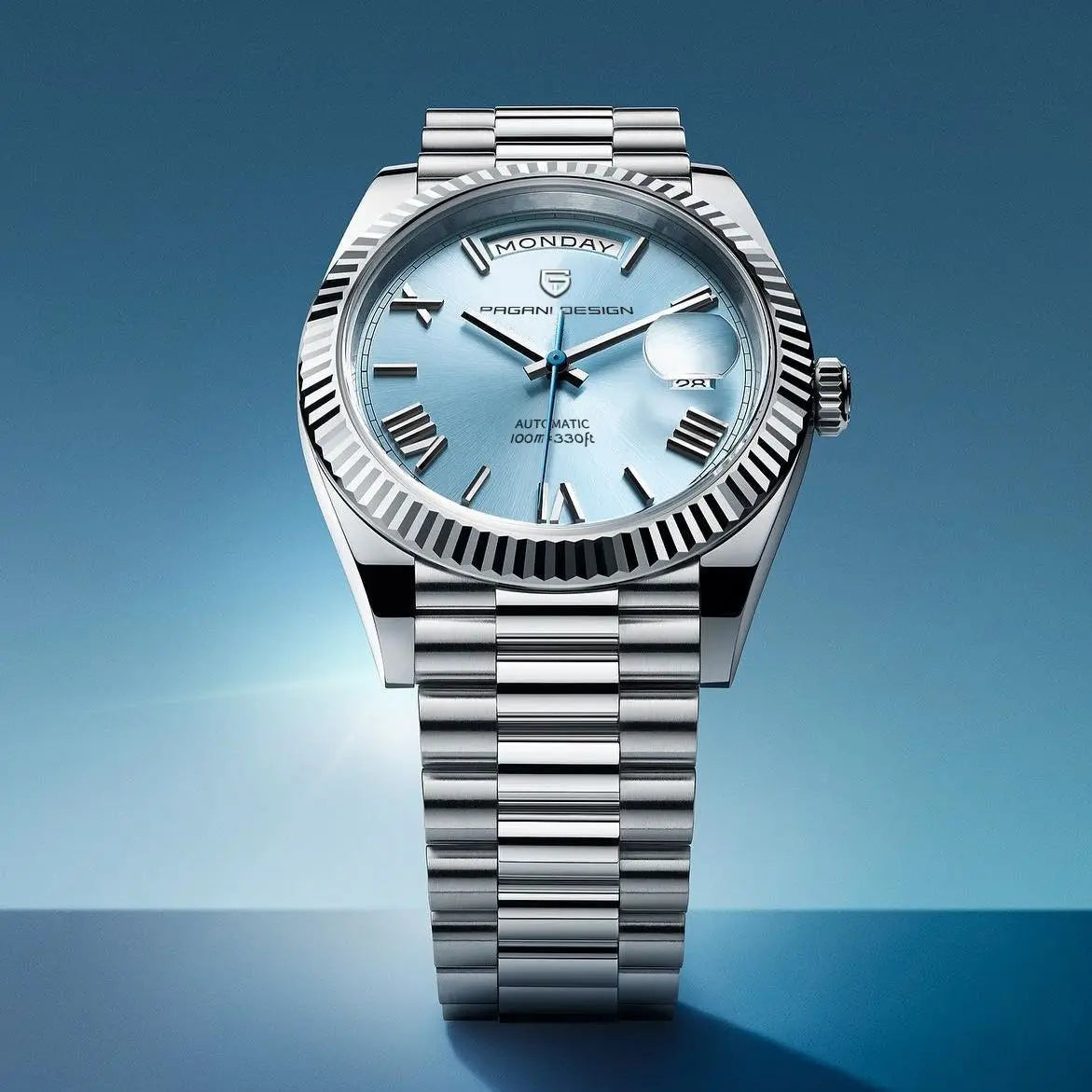Luxury Auto Stainless Steel Date Watch - Lusomart