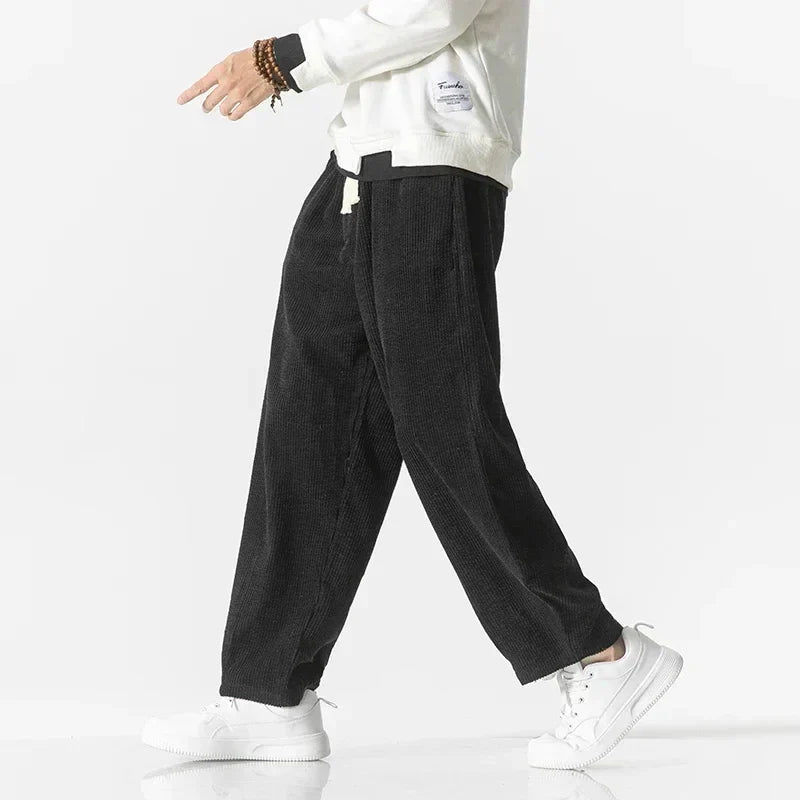 Casual Corduroy Jogger Pants