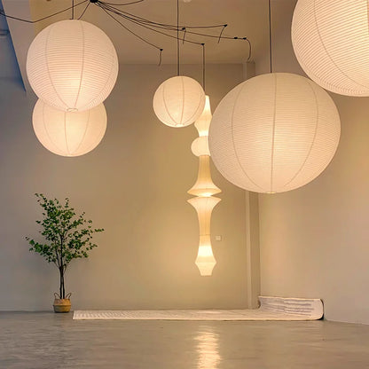 Soft French Glass Ball Pendant Light With Warm Glow