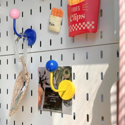 Magnetic Metal Retro Ball Wall Hook-5