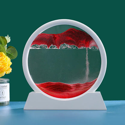 Beautiful Glass Hourglass With Moving Sand Effect