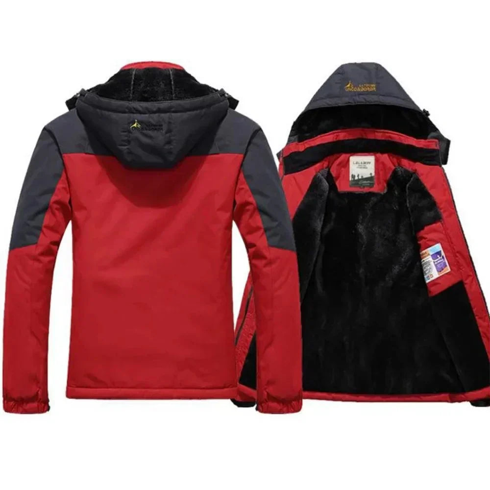 Warm Waterproof Men's Hooded Jacket