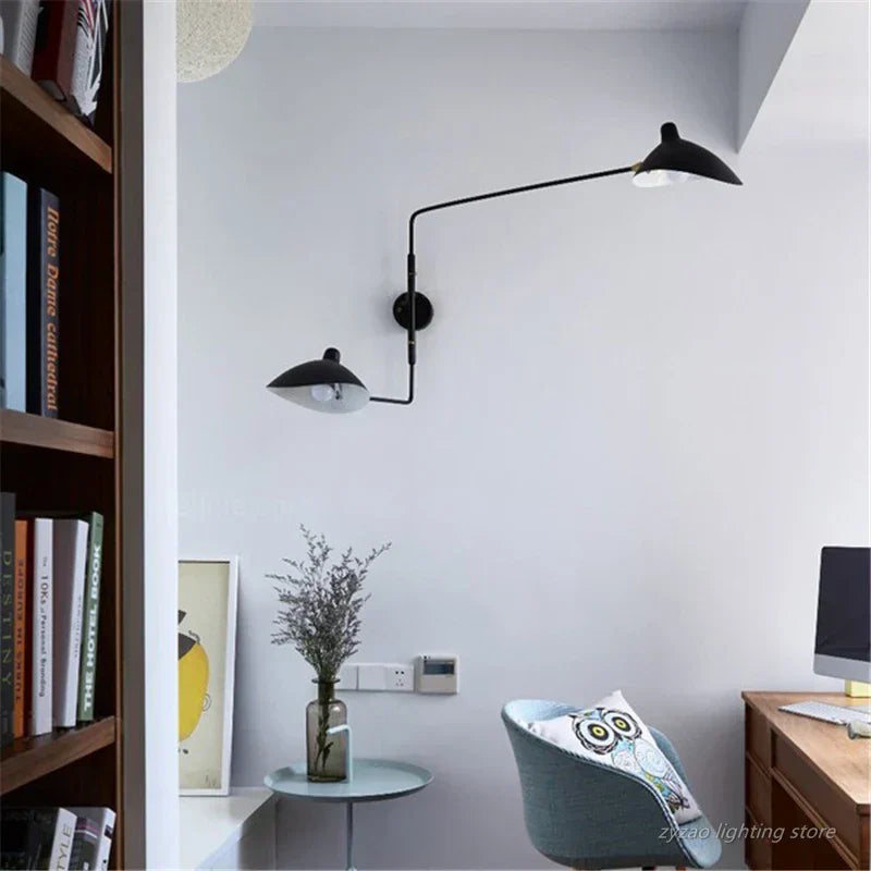 Modern Double Glass Wall Light
