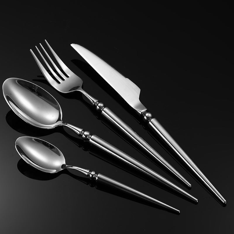 Stylish Silverware Flatware Set - Lusomart