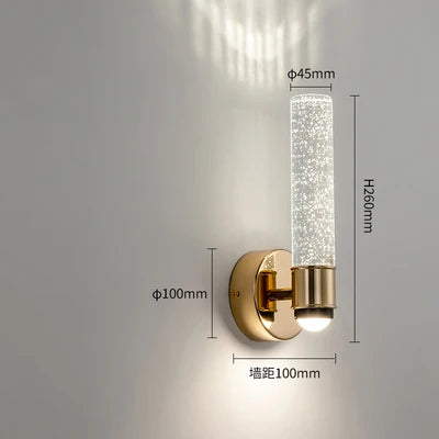 Sparkling Glass Ball Wall Lights