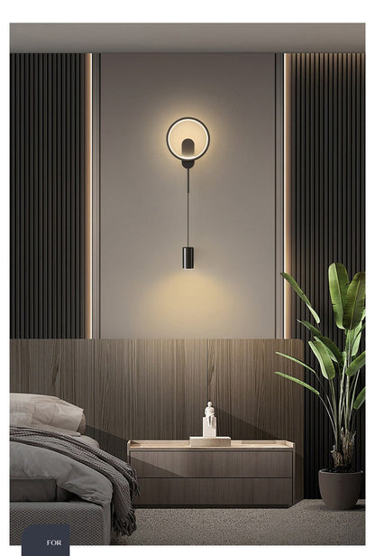 Contemporary Gold LED Wall Lamp 24W