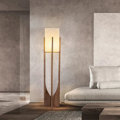 Rustic Wood LED Pendant Light Natural Oak Finish