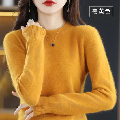 Soft Women's Cashmere Crew Neck Classic Fit Sweater