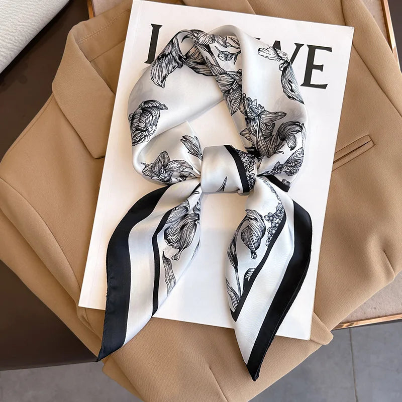 Soft Plaid Neck Scarf in 2 Versatile Colors