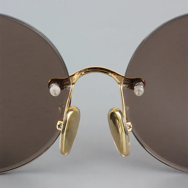 Stylish Frameless Sunglasses UV Protection Anti Scratch