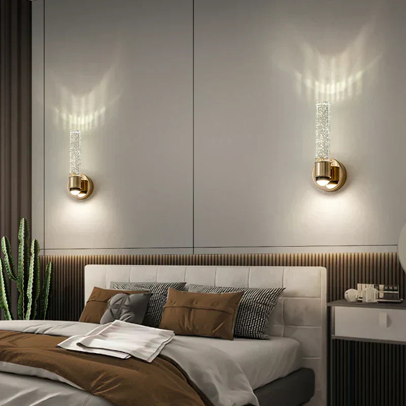Sparkling Glass Ball Wall Lights