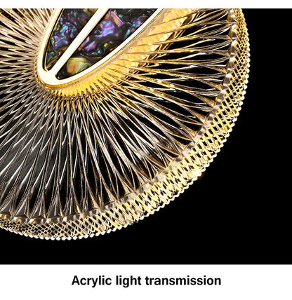 Luxury Crystal Glass Pendant Lighting Fixture