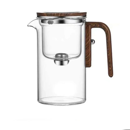 Clear Glass Teapot With Built In Strainer And Infuser