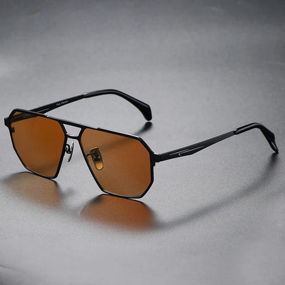Premium Metal Pilot Sunglasses With Polarized Lenses