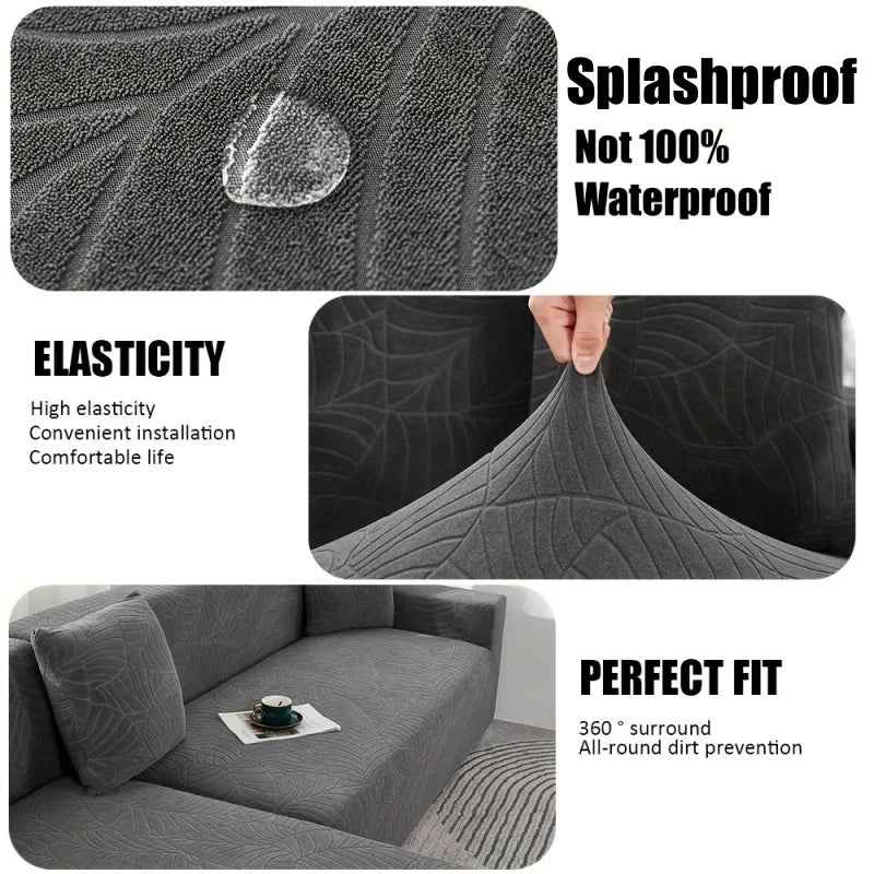 Plush Velvet Sofa Pillow Cover – Non Slip and Water Resistant
