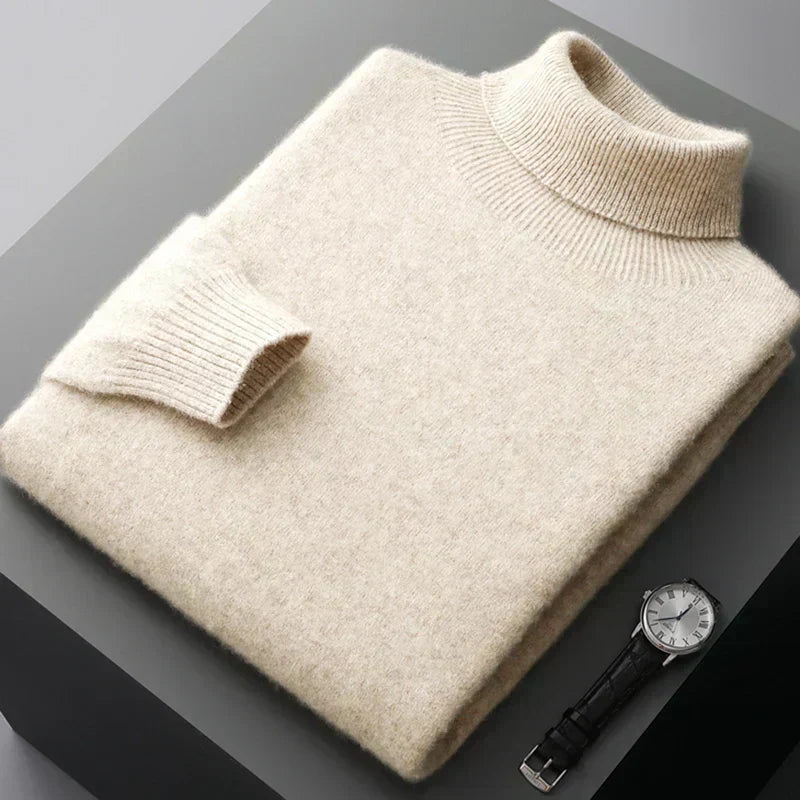 Premium Australian Merino Wool Crew Sweater - Lusomart