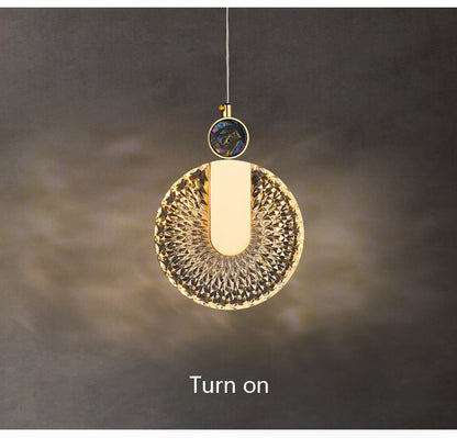 Luxury Crystal Glass Pendant Lighting Fixture
