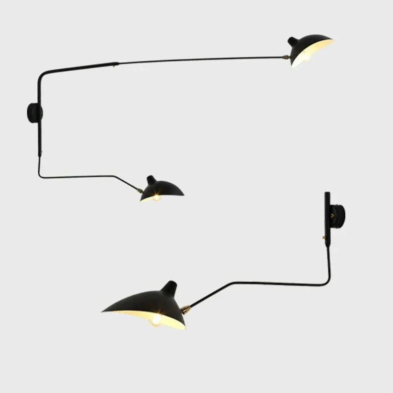 Modern Double Glass Wall Light